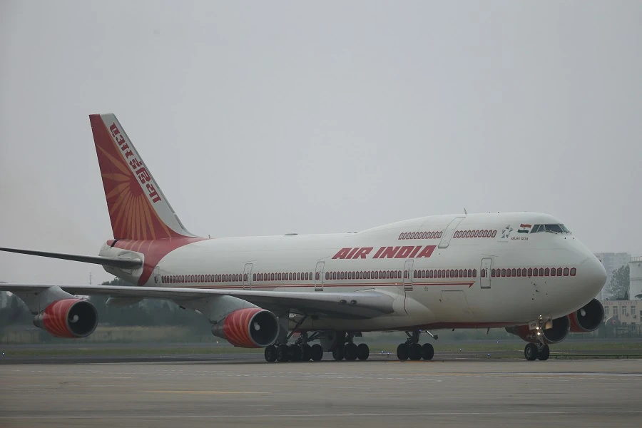 Air India cabin crew have been ordered to end each inflight announcement with “jai hind,” which translates to “hail the motherland,” as tensions between India and neighboring Pakistan continue to rise. (File/AFP)