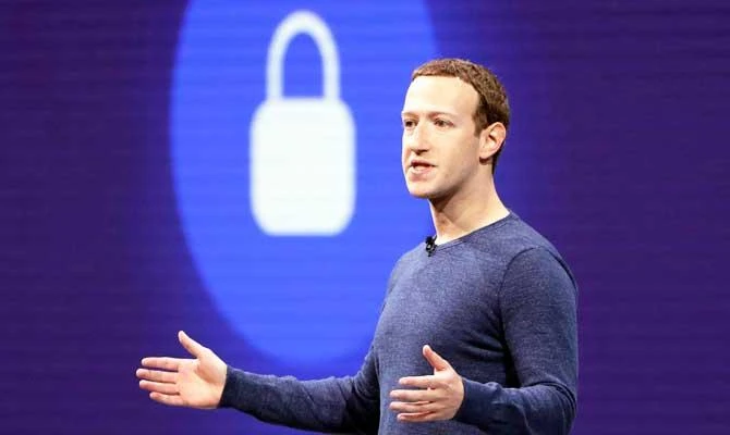 In this May 1, 2018, file photo, Facebook CEO Mark Zuckerberg makes the keynote speech at F8, Facebook's developer conference in San Jose, Calif. (AP)