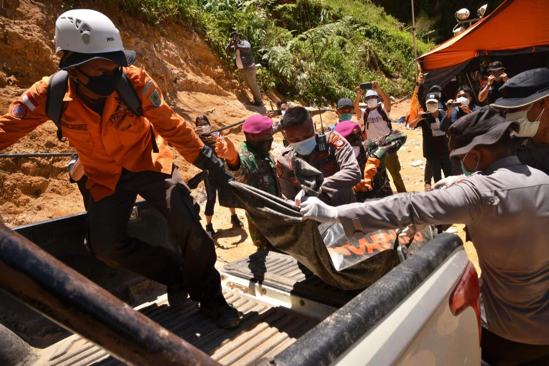 The remains of 27 miners have been found following the disaster on February 26, while 18 were pulled out alive. (AFP)