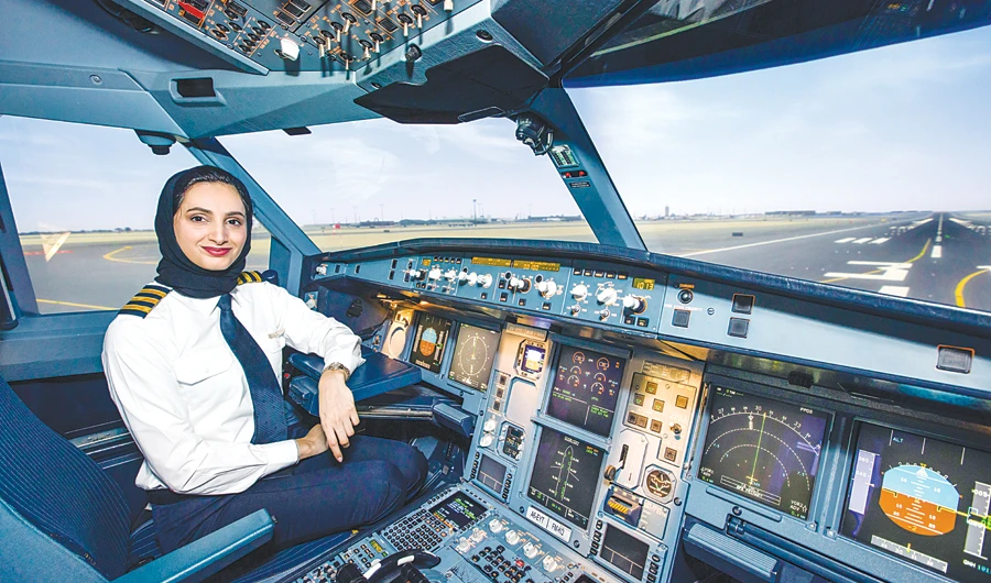 The ‘sky’s the limit,’ says Aisha Al-Mansouri, the UAE’s first female A380 pilot