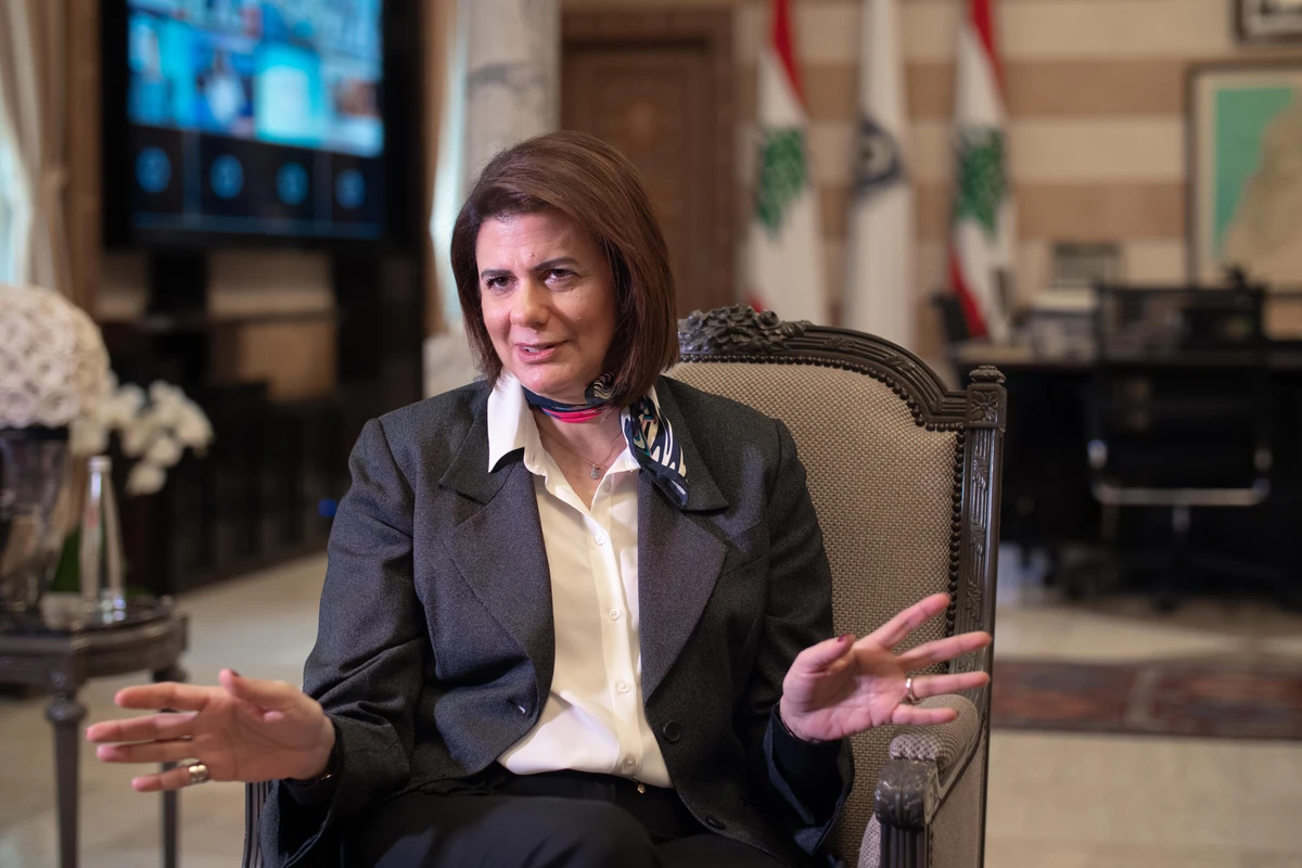 Raya Al-Hassan, the Middle East’s first female interior minister, pledges to take ‘people-centric’ approach in Lebanon