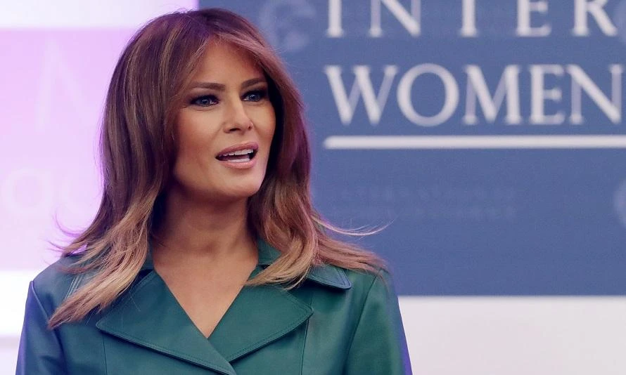 First lady: Growing ease in official role, but not politics