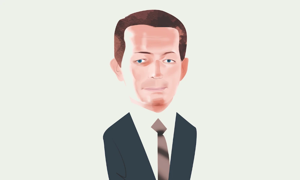 Battersea Power Station chief Simon Murphy. (Illustration by Luis Grañena)
