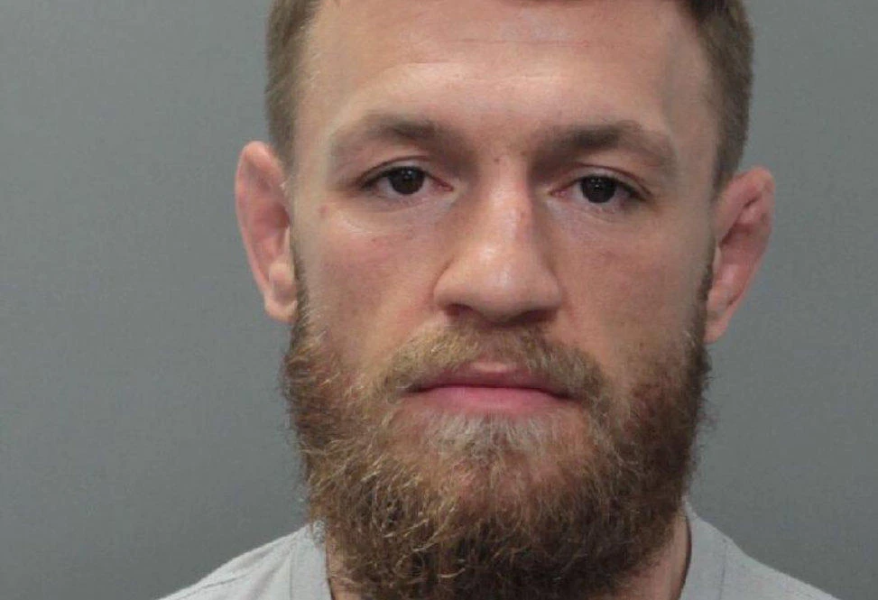 UFC fighter Conor McGregor appears in a police booking photo at Miami-Dade County Jail in Miami, Florida, US March 11, 2019. (Miami-Dade County Corrections/Handout via Reuters)