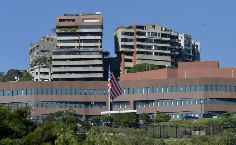 US did not reveal the exact day when they will withdraw personnel from their embassy in Caracas. (AFP/File)