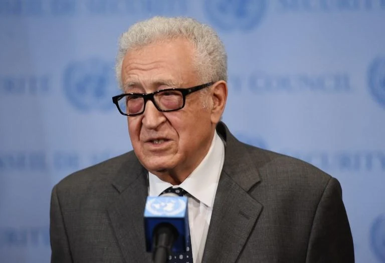 Lakhdar Brahimi, above, worked as an Algerian United Nations diplomat. (AFP/File)