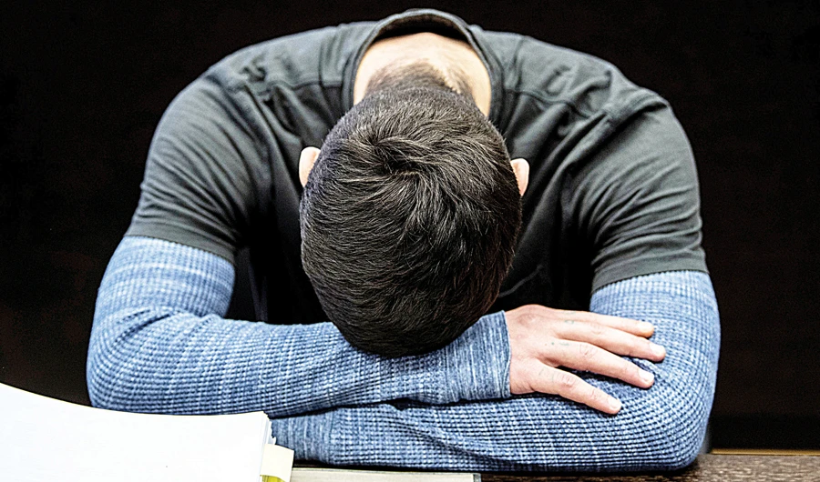 Ali Bashar at the start of his trial in Wiesbaden, Germany, on Tuesday. (Reuters)