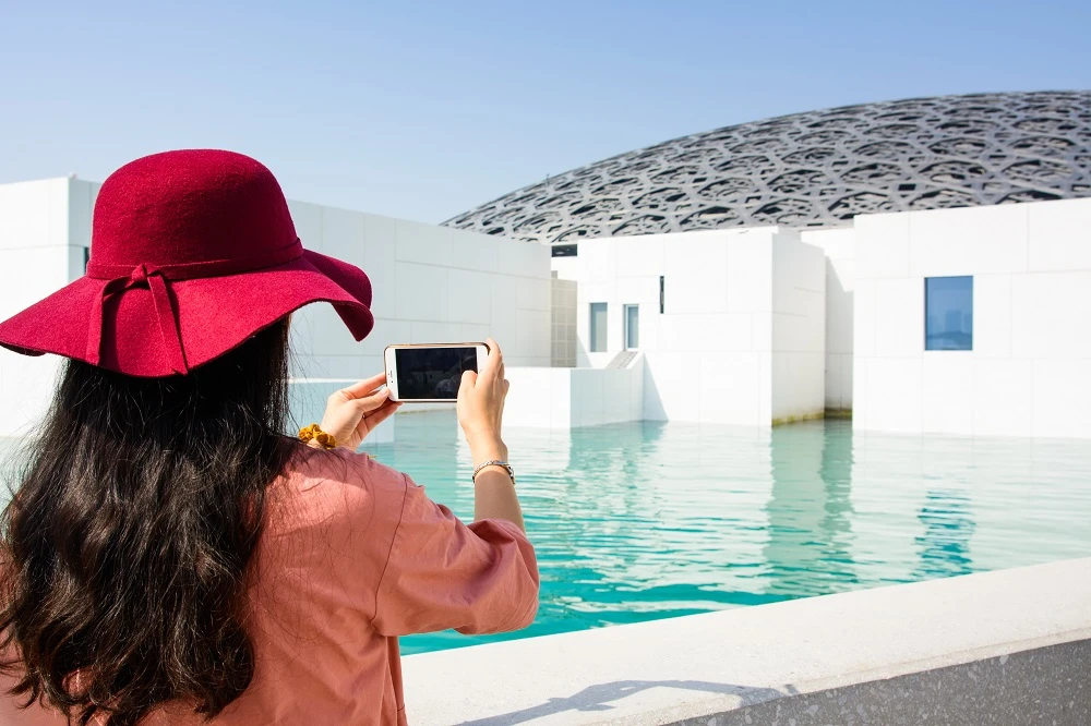 The Louvre Abu Dhabi Museum has been dubbed the ‘jewel in the crown’ of the emirate’s tourism push. (Shutterstock)