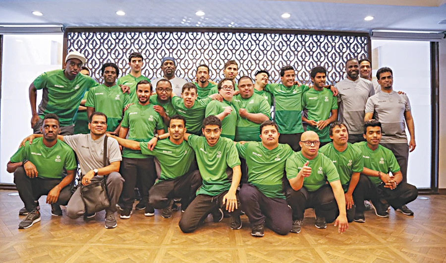 The Saudi Arabia delegation arrived in the UAE earlier this month for the games.