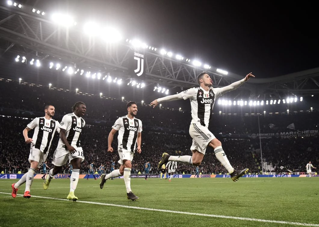 Cristiano Ronaldo had every reason to jump for joy after yet another Champions League masterclass. (AFP)