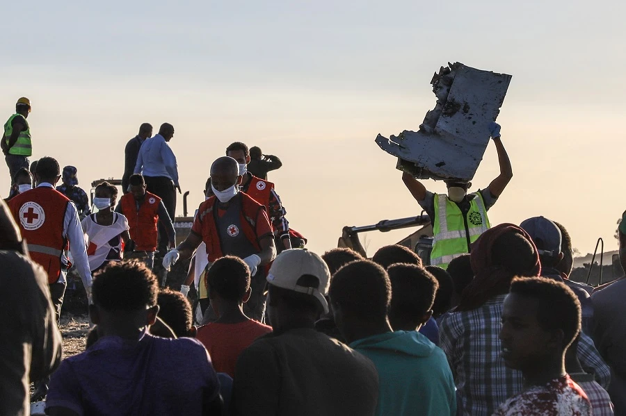 Ethiopian Airlines says ‘has flown’ black boxes of crashed Boeing to Paris