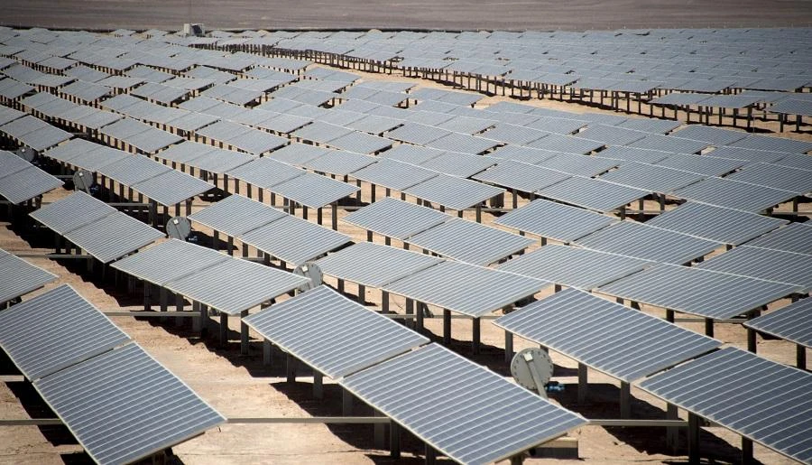 Solar power has been booming not just because of government and corporate sustainability targets, but also thanks to a sharp drop in panel prices in recent years. (File/AFP)