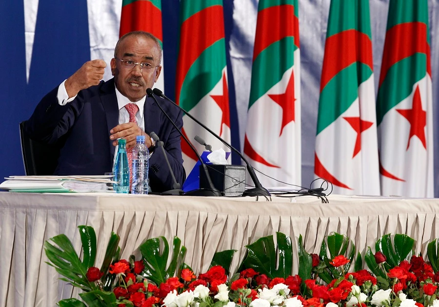 Algeria’s new prime minister, Noureddine Bedoui, said on Thursday he would form an inclusive and technocratic government. (File/AFP)