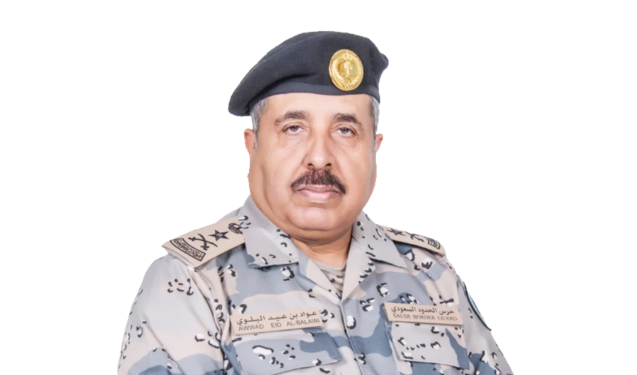 Vice Admiral Awwad Eid Al-Balawi, director-general of the Saudi Border Guards