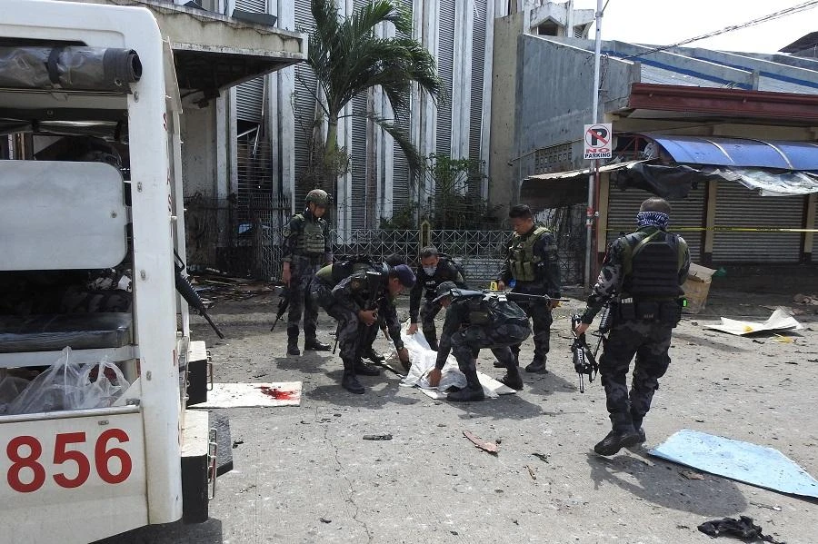 A church attack by suspected suicide bombers in January killed 22 people and wounded more than 100. (File/AFP)