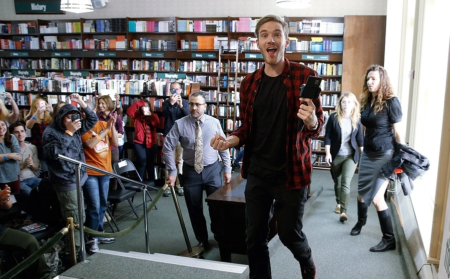 PewDiePie (pictured) spoke out against the attack in New Zealand. (File photo: AFP)