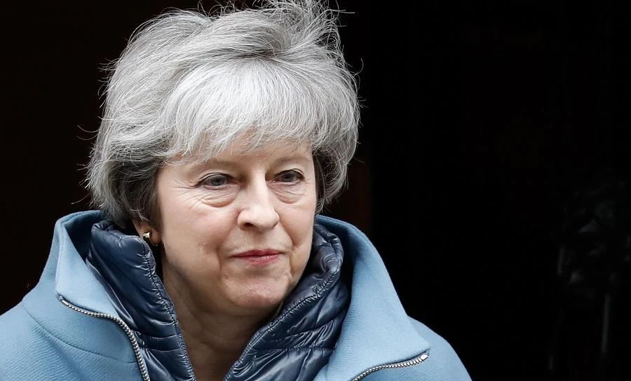May warned that if MPs failed to back her deal before the European Council summit, “we will not leave the EU for many months, if ever.” (File/AFP)