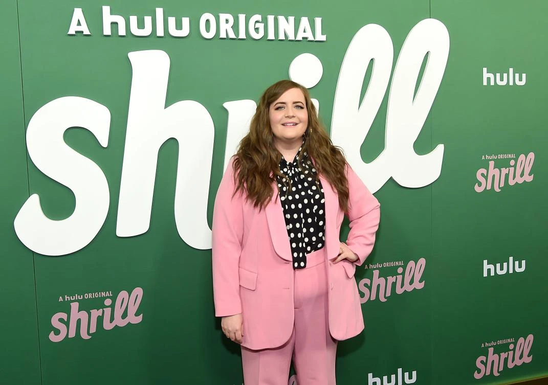 Aidy Bryant, above, plays Annie in the new Hulu series ‘Shrill’, which is adapted from the best-selling autobiography of Lindy West. (Getty Images/AFP)