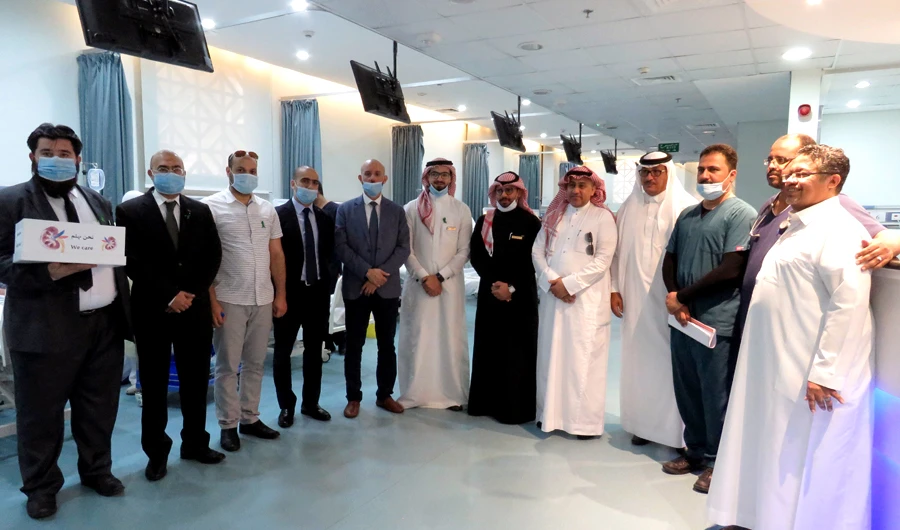 Staff members from Ascott Tahlia Jeddah, Ascott Sari Jeddah, Citadines Al-Salamah Jeddah and Spectrums Residence Jeddah visited the Hisham Attar Center for dialysis, to spend time with 70 patients.