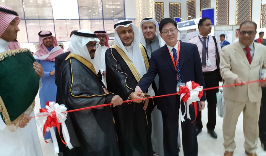 Ziad bin Bassam Al-Bassam, vice chairman of the Jeddah Chamber of Commerce and Industry (JCCI), inaugurated the four-day exhibition at the Jeddah Center for Forums and Events.