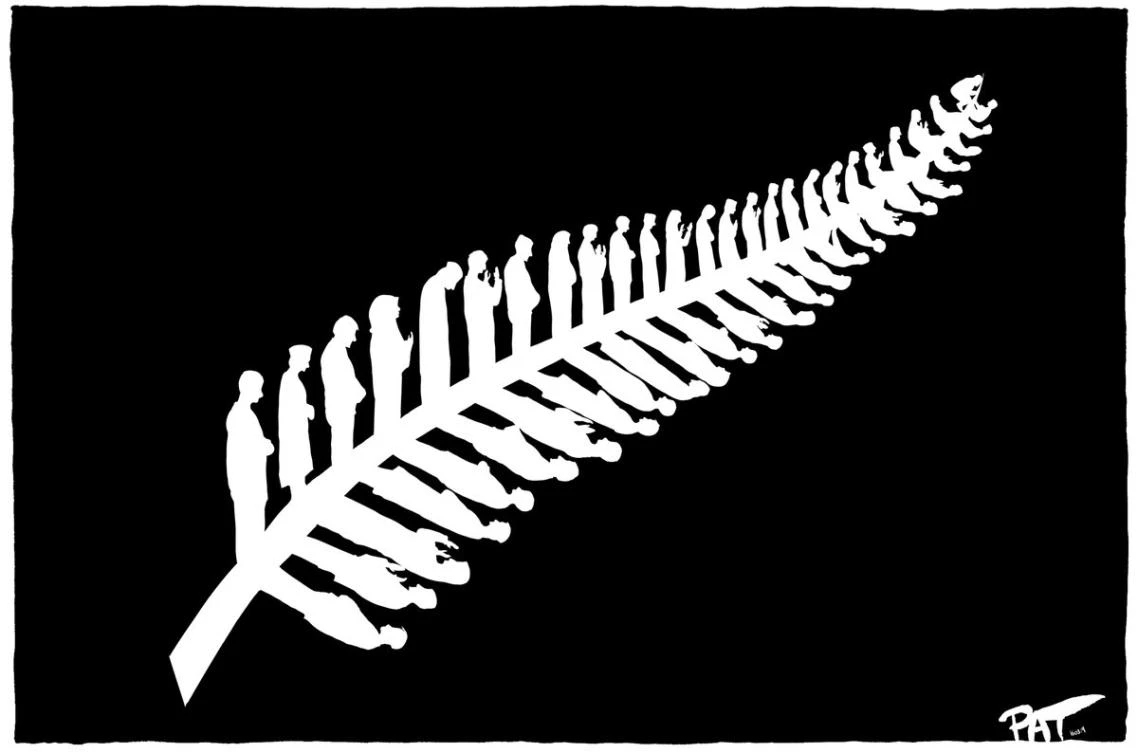 Cartoon tribute to Christchurch attack victims praised on social media