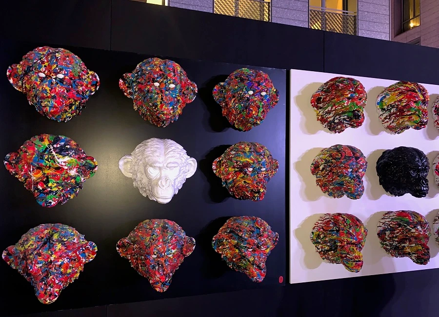 Art Nights at the Gate Village in Dubai. (Arab News)