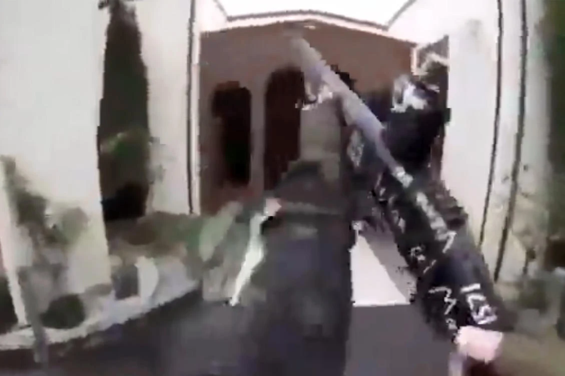 This image grab from a self-shot video that was streamed on Facebook Live on March 15, 2019 by the man who carried out the terror attack in the two mosques in Christchurch. (File/AFP)