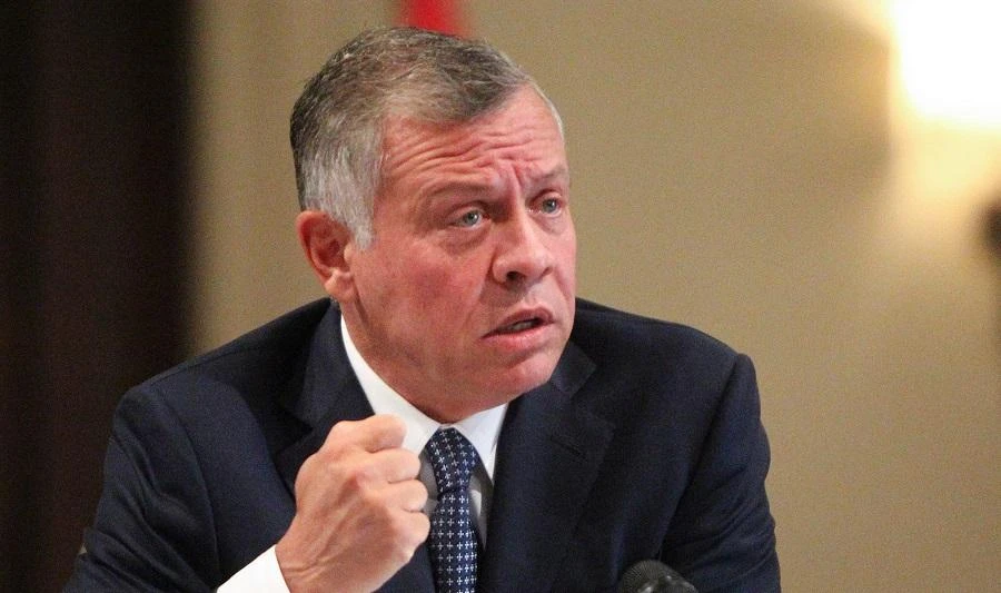 Jordan’s King Abdullah II visited the Zarqa governorate outside Amman. (File/AFP)