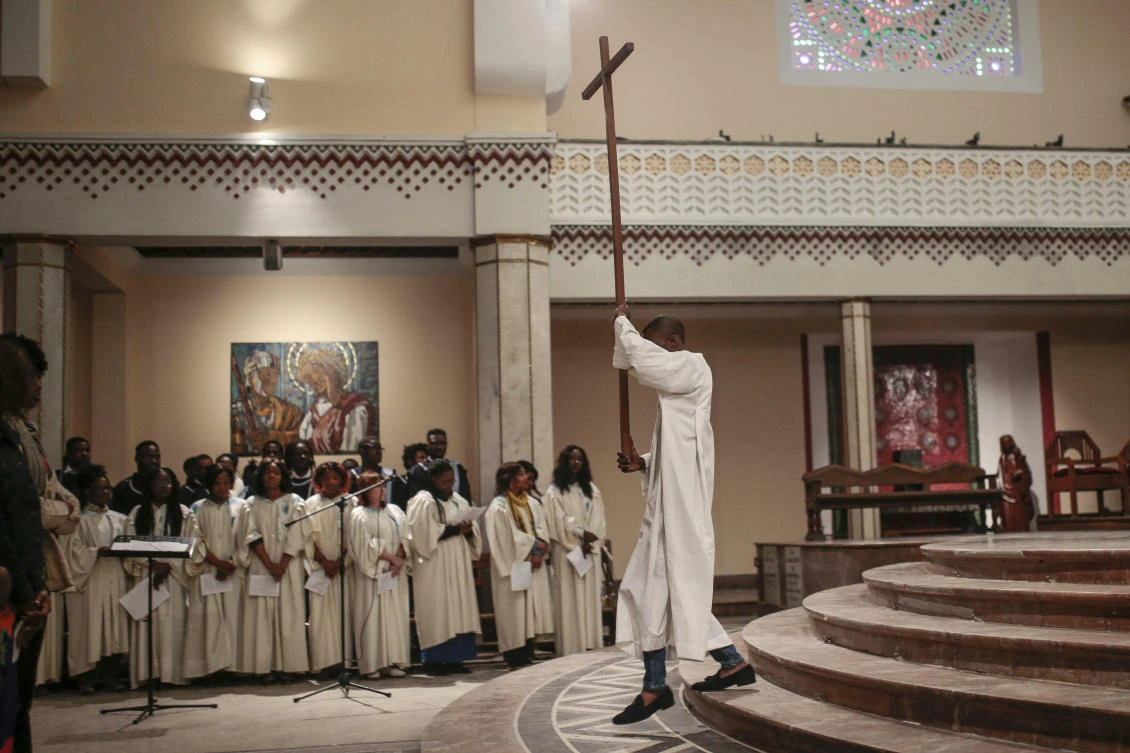 Pope Francis is expected to visit the cathedral as part of his visit to Morocco at the end of March. (AP)