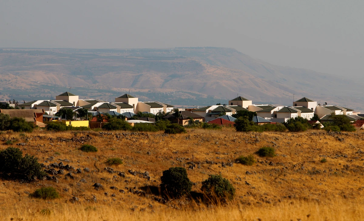 The Jewish settlement of Qatzrin in the Israeli occupied Golan Heights. Donald Trump on Thursday said it was time to recogize Israel's "sovereignty" over the territory seized from Syria in 1967. (AFP file photo)