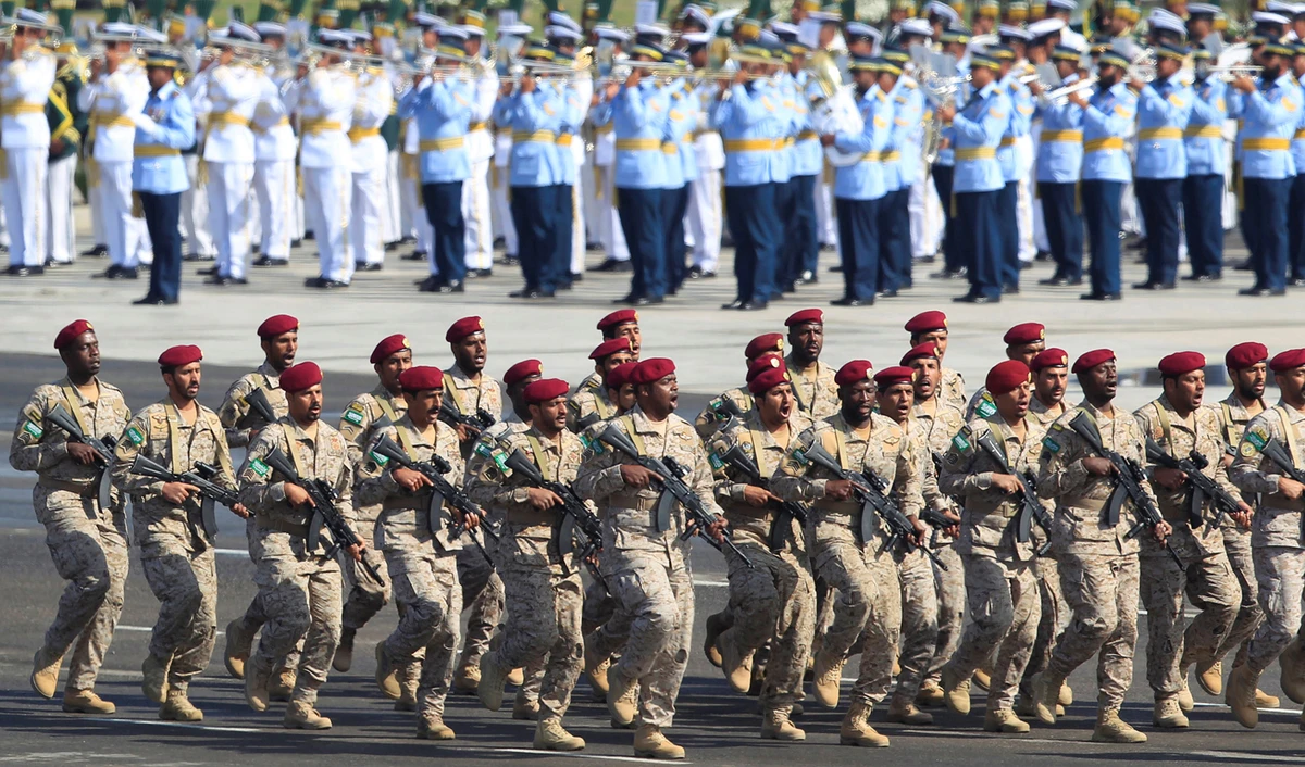 Saudi troops participate in Pakistan Day parade for the second time