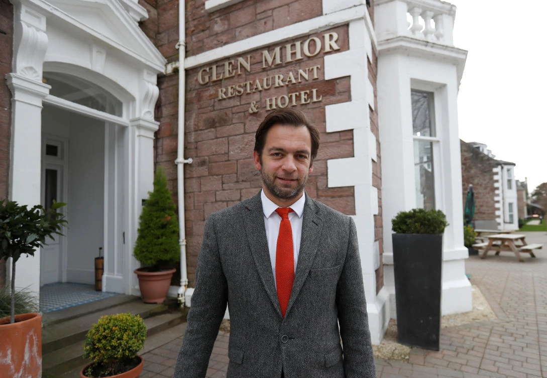 With Brexit looming, the Glen Mhor hotel’s manager, Frenchman Emmanuel Moine, is struggling to recruit. (Reuters)