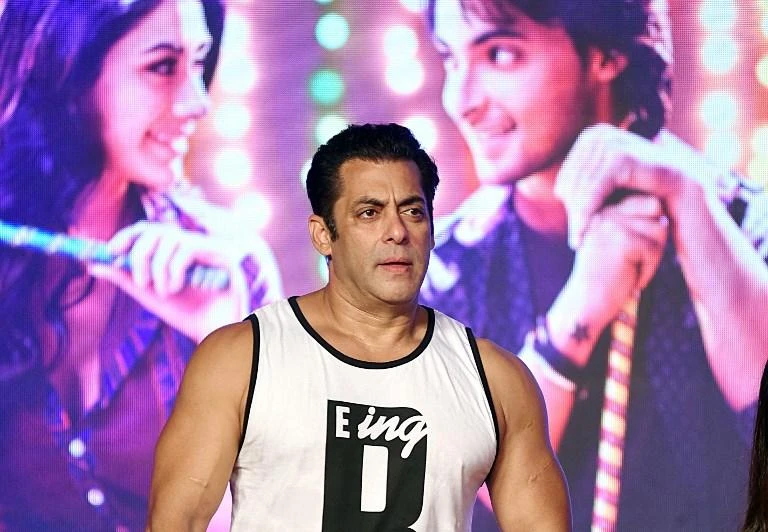 The sultan of Bollywood Salman Khan on stage at Sharqiah Season