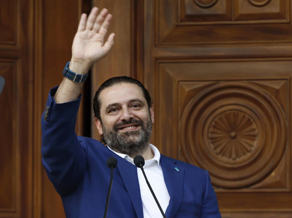 According to his office, Hariri, 48, was admitted to a Paris hospital Monday, March 25, 2019, where he underwent an hour-long angioplasty procedure, used to treat blocked arteries. (AP)