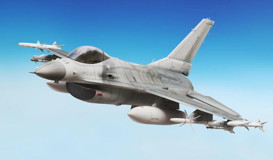 The Lockheed Martin-built F-16 aircraft. (Shutterstock photo)