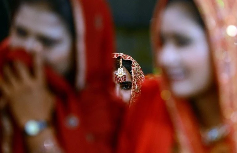 The two Hindu sisters allegedly kidnapped and forced to convert to Islam for marriage. (AFP file photo)