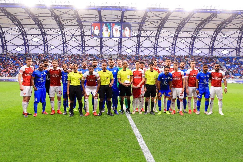 Arsenal end Dubai break with 3-2 win over Al-Nasr