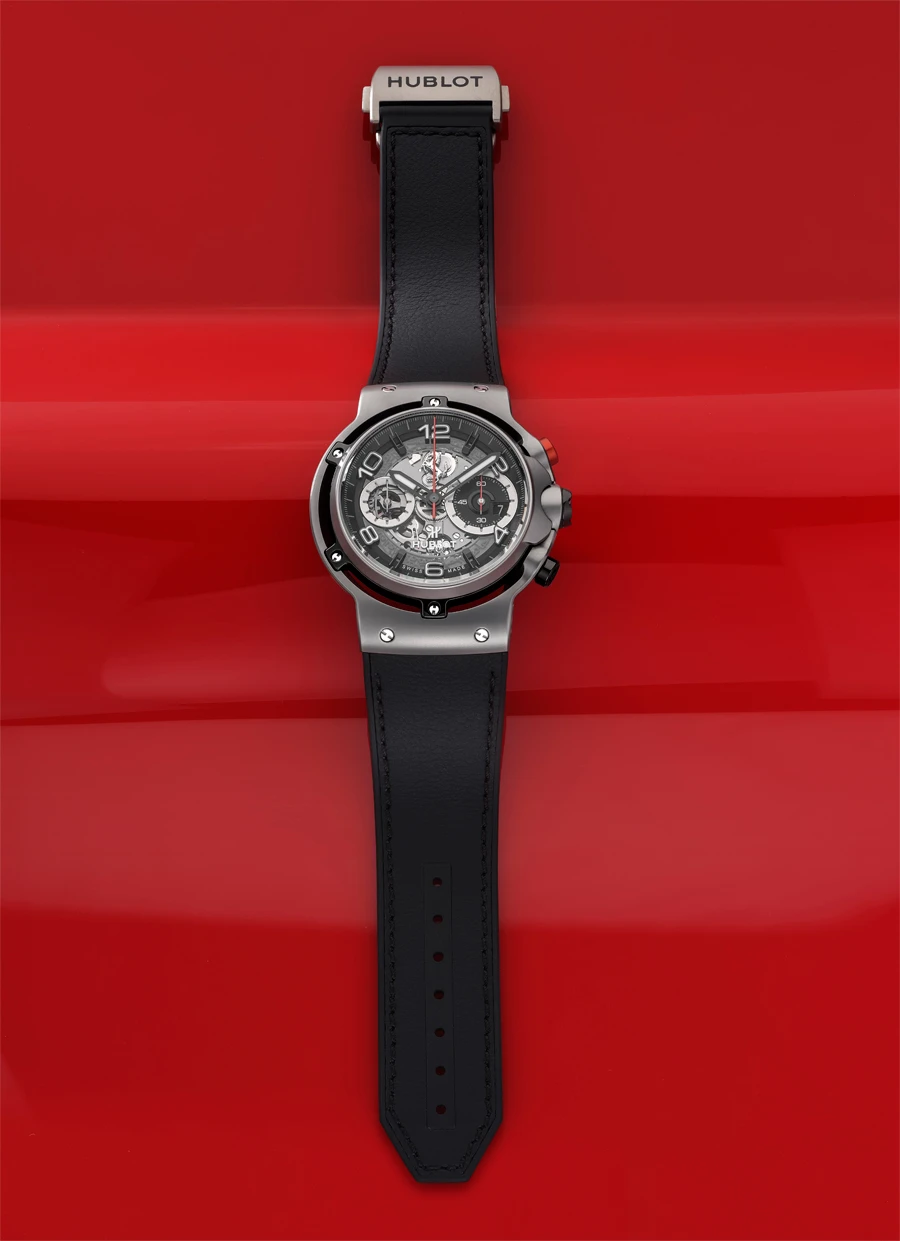 The Classic Fusion Ferrari GT watch opens a new chapter in the partnership between Hublot and Ferrari.