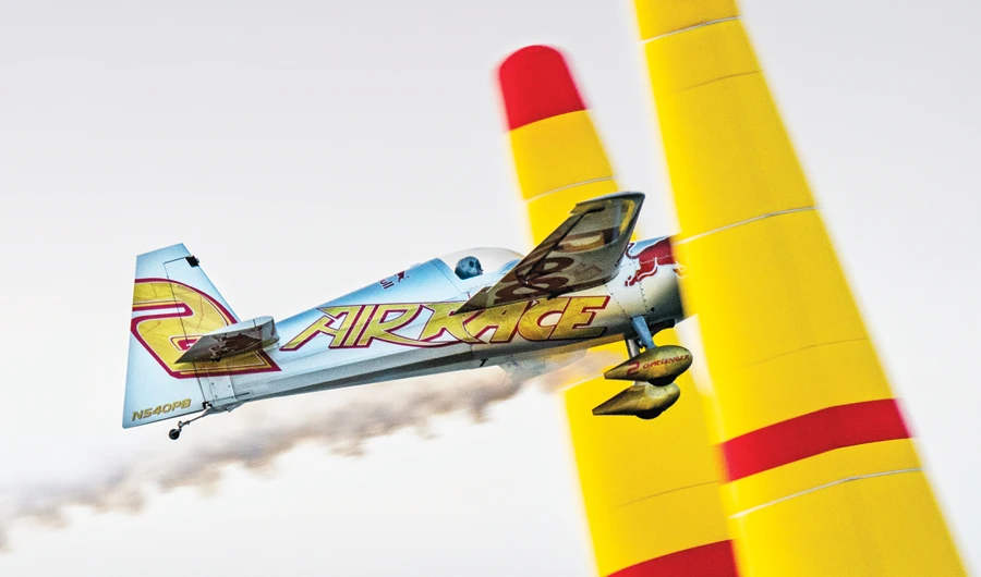 What it’s like to fly for the first time in a Red Bull Air Race plane
