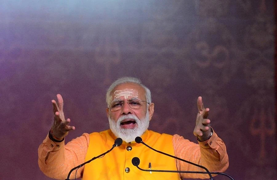 Prime Minister Narendra Modi’s main challenger is the opposition Congress party, which was for decades India’s dominant political party. (File/AFP)