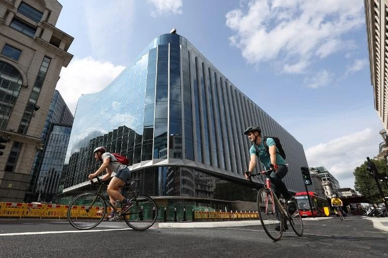 The Financial Conduct Authority said that Goldman Sachs is the 14th financial firm to be fined for transaction reporting failures under the EU securities law. (AFP)