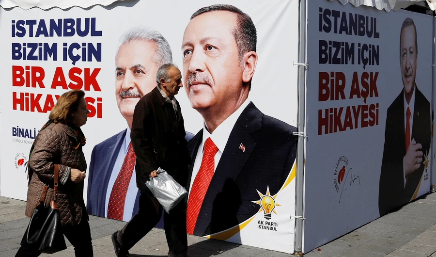 Polls suggest Erdogan could be defeated in Ankara. (Reuters)
