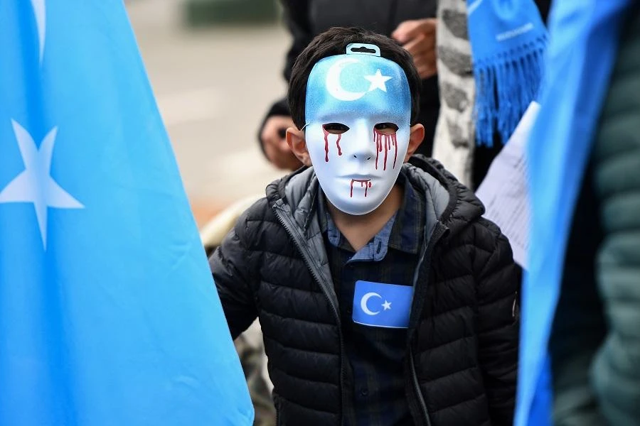 Hundreds of thousands of Chinese Muslims have been detained without charge in camps, where relatives and ex-inmates say they have been subjected to physical abuse and forced to renounce Islam. (File/AFP)