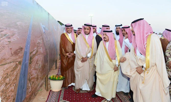 Prince Faisal said he was happy to open and inaugurate environmental and development projects. (SPA)
