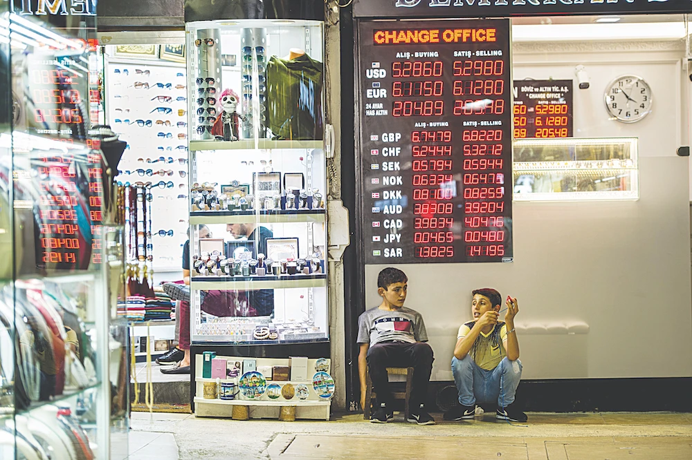 Istanbul blamed Western speculators for the lira’s fall and took steps to withhold liquidity from foreign-exchange markets. (AFP)