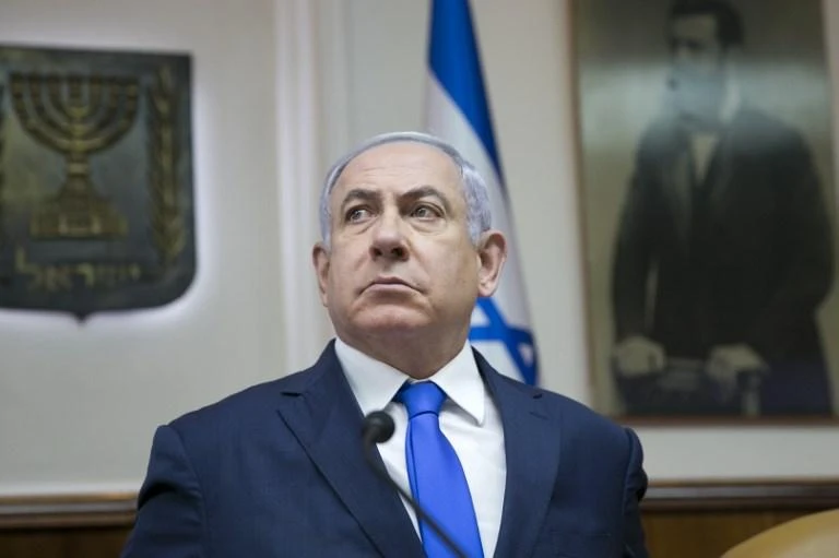 Israeli Prime Minister Benjamin Netanyahu faces a tough competition in the upcoming elections. (AFP/File)