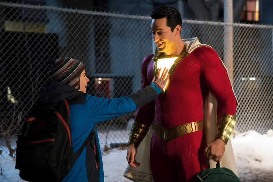 ‘Shazam!’ star Levi proves you’re never too old to be a superhero
