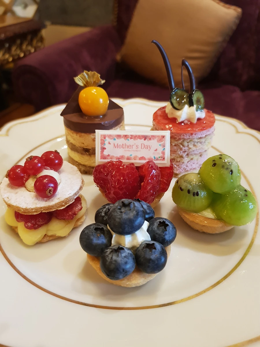 Café Vienna served a variety of desserts created for the special occasion.