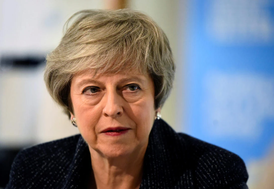 Theresa May said she will seek a short extension of Brexit in order to pass the deal she agreed with the European Union. (Getty Images)