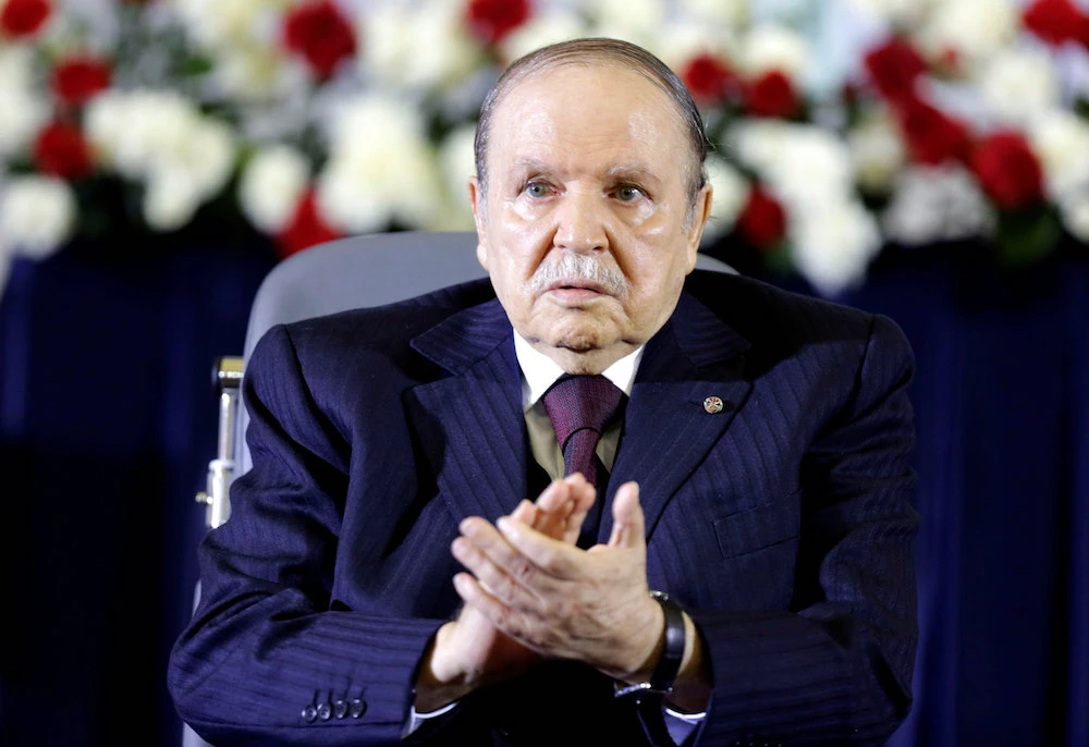 President Abdelaziz Bouteflika handed in his resignation Tuesday, a day after stating the end of his term. (Reuters file photo)